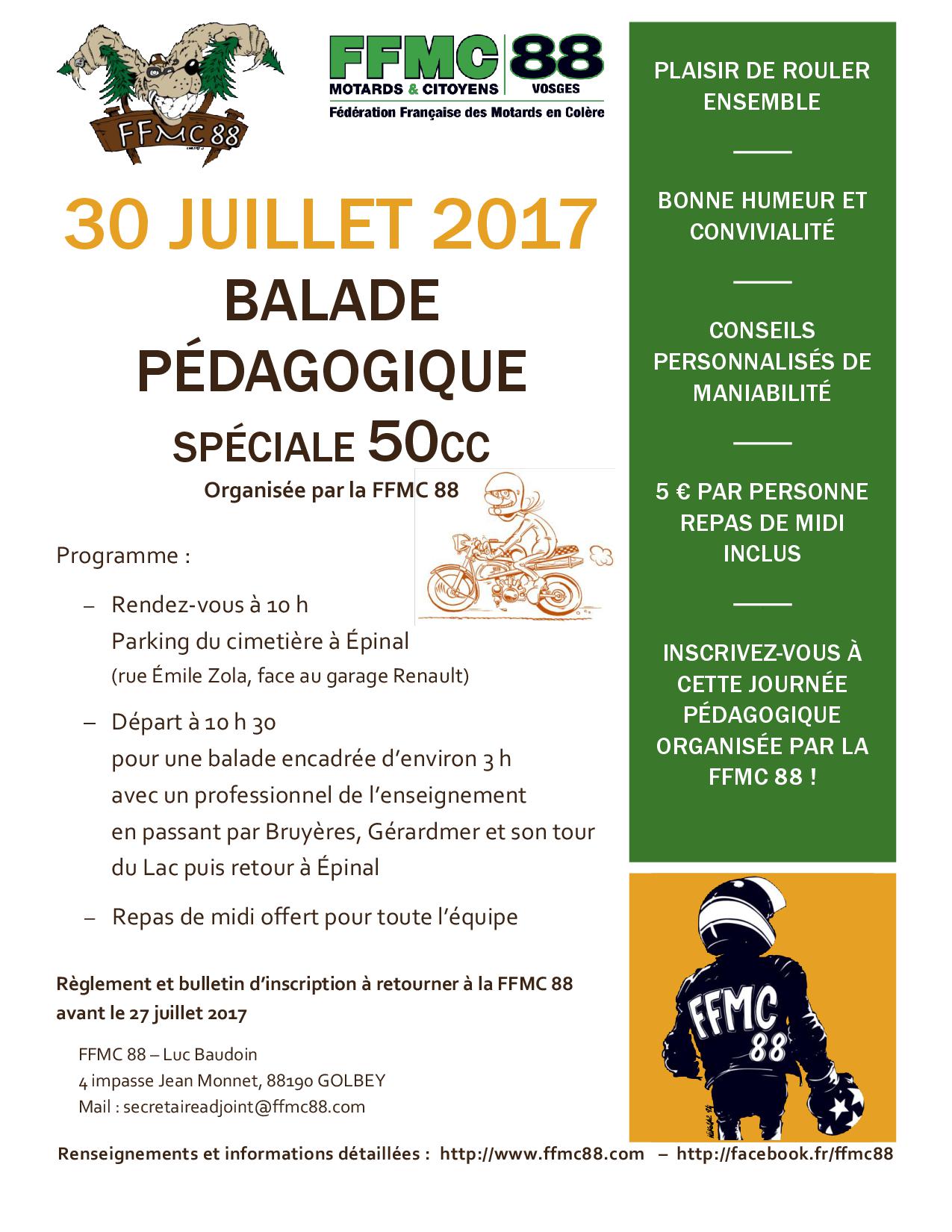 3e Balade pédagogique Jeunes Permis – 25/06/17