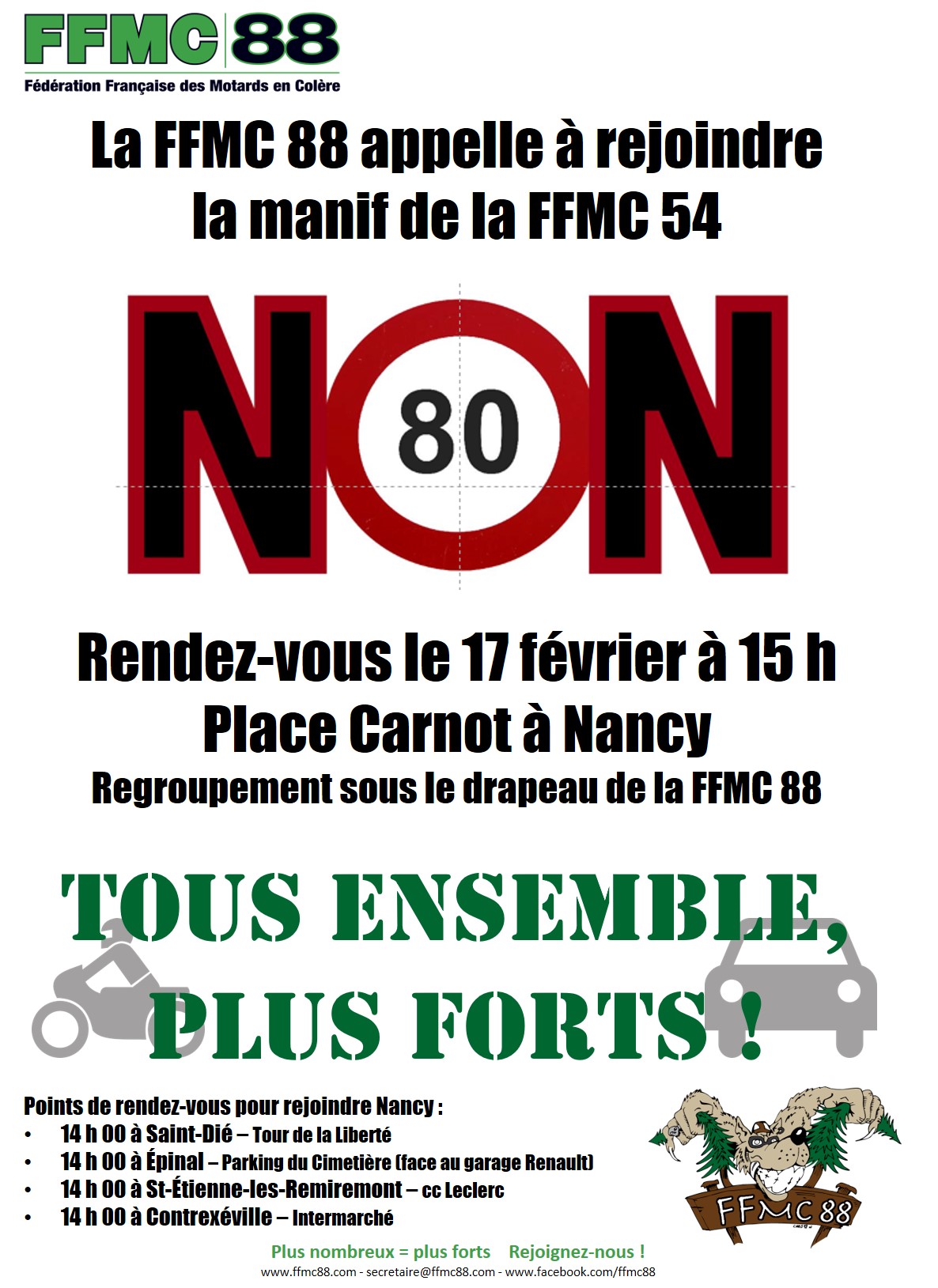 Communiqué de presse – Mobilisation du 17/02/18 à Nancy