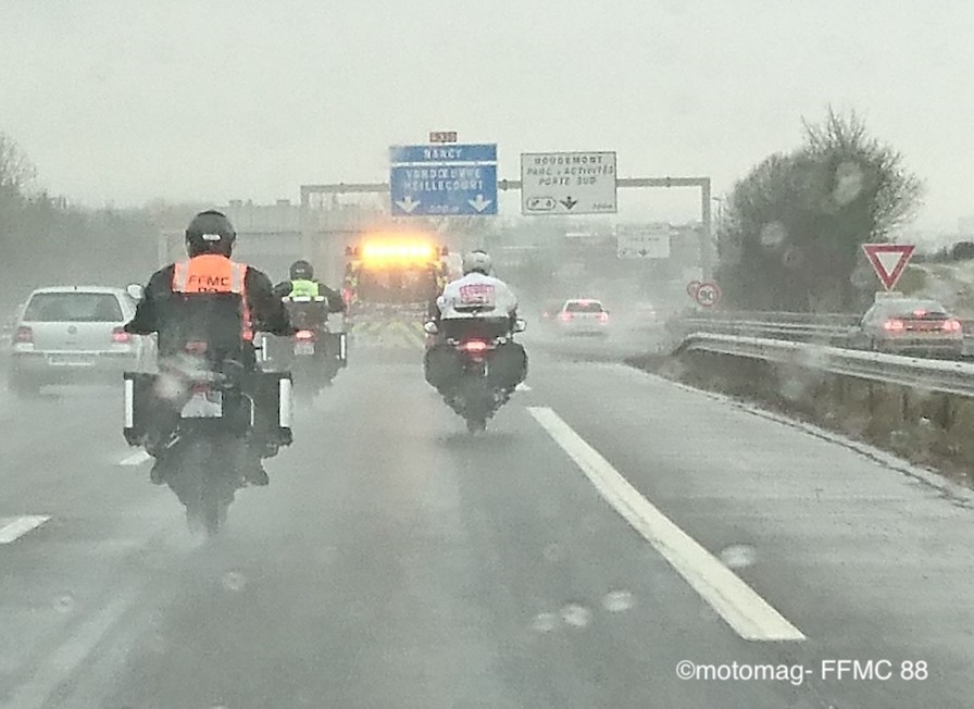 Vosges : les motards pleinement mobilisés contre le 80 km/h malgré le froid – Moto Magazine